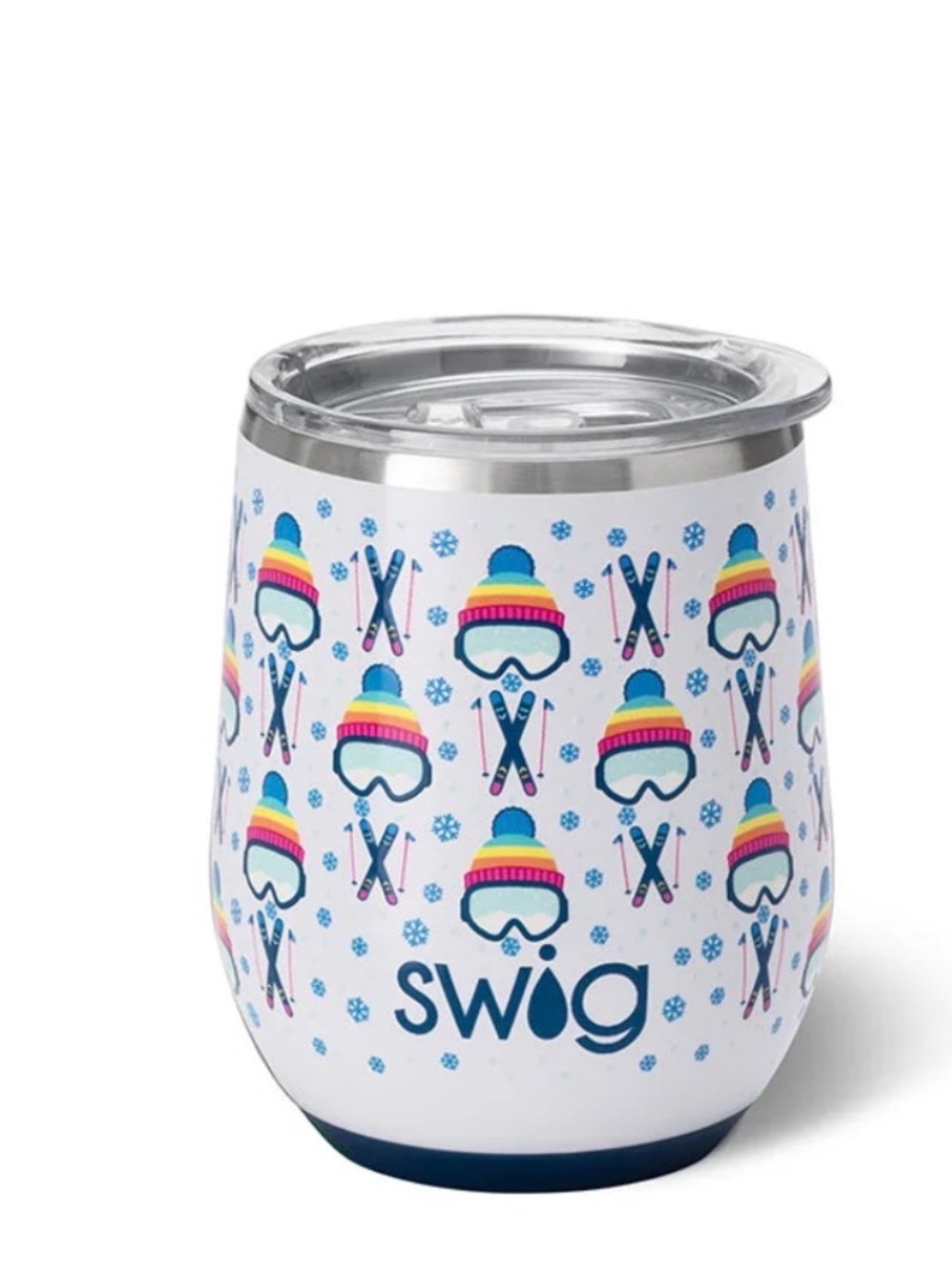 Apres Ski stemless wine Swig travel cup NEW